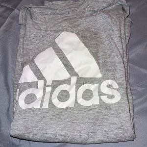 Gray adidas shirt